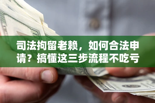 济南司法拘留老赖，如何合法申请？搞懂这三步流程不吃亏！