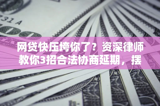 济南网贷快压垮你了？资深律师教你3招合法协商延期，摆脱暴力催收！