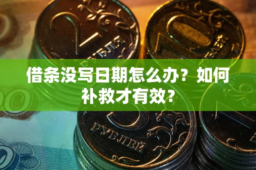 济南借条没写日期怎么办？如何补救才有效？